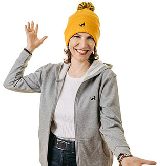 Wintermütze mit Bommel